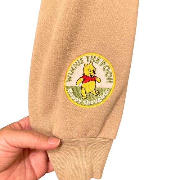 Disney's Winnie the Pooh Embroidered Patches Full-Zip Hoodie Size XXL - Picture 11 of 11